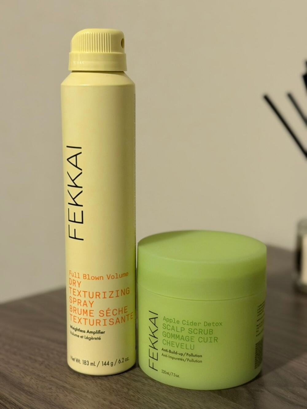 FEKKAI Hair Care Bundle Texturizing Spray + Apple Cider Scalp Scrub NEW